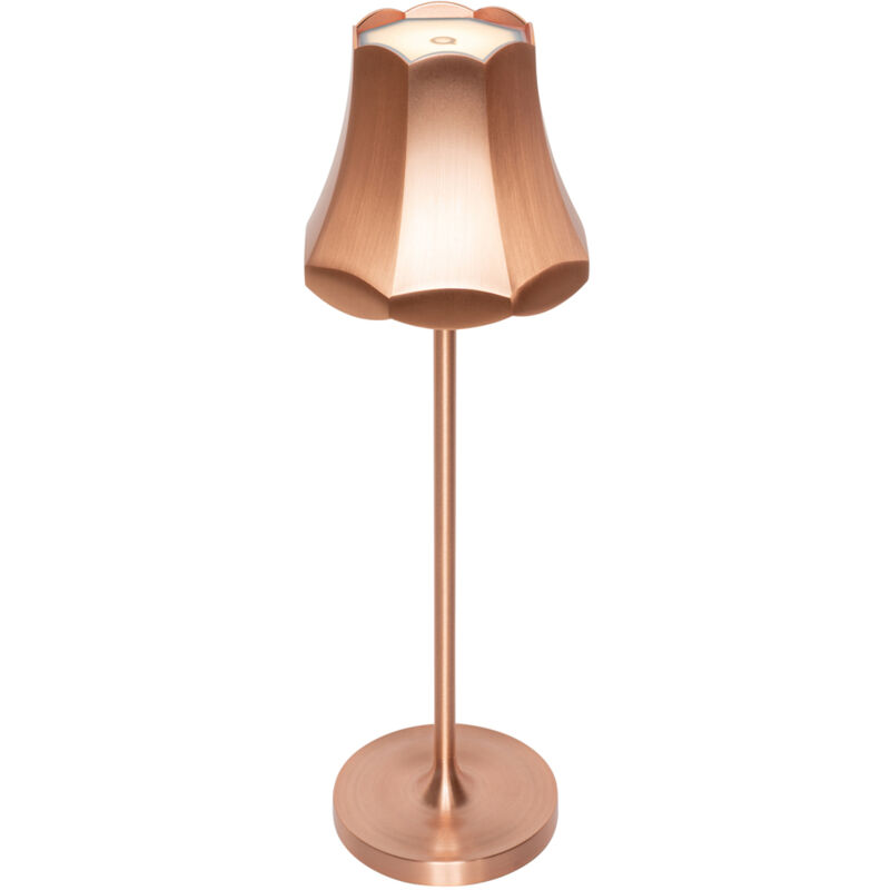 foto del prodotto qazqa lampada da tavolo granny retro retr alluminio,acciaio rame oblungo non sostituibile led max. 1 x 3 watt
