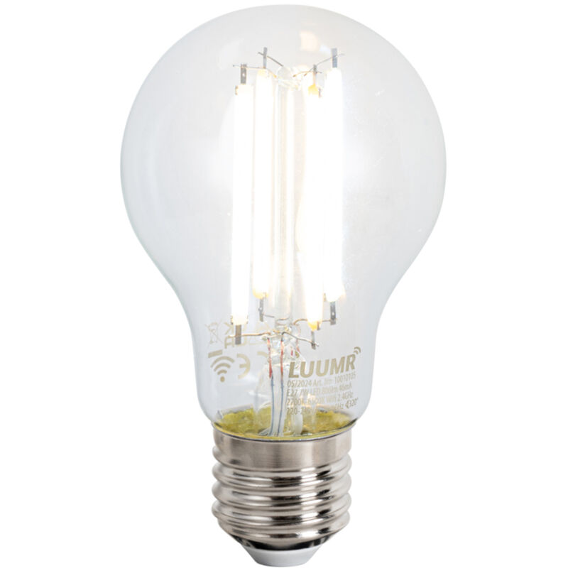 foto del prodotto qazqa lampada da terra bliss design acciaio,vetro nero oblungo e27 max. 1 x 7 watt