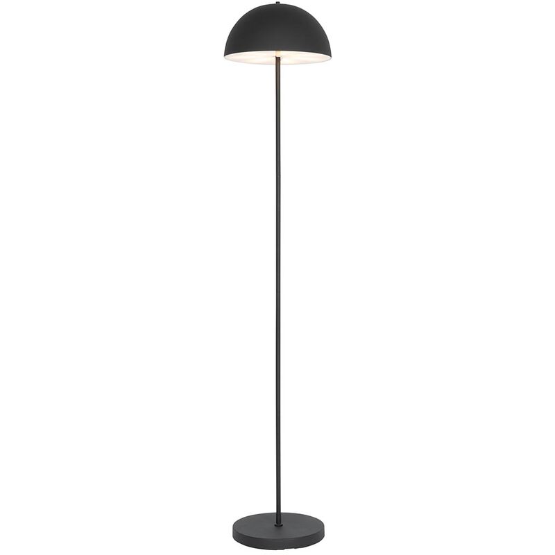 foto del prodotto qazqa lampada da terra keira moderno plastico,acciaio nero tondo non sostituibile led max. 1 x 9 watt