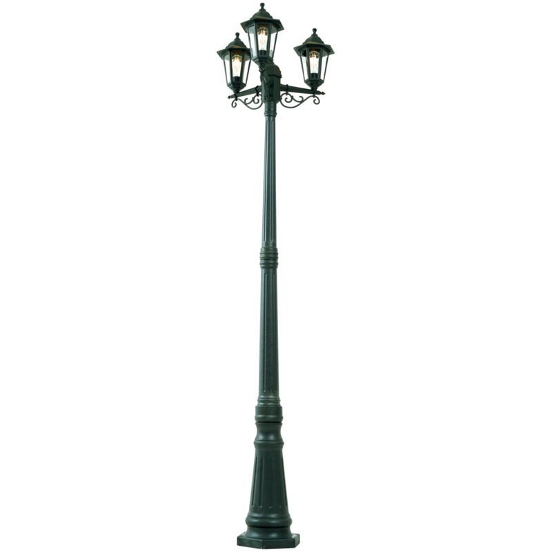 foto del prodotto qazqa lanterna new haven classico plastico,vetro verde oblungo max. 3 x watt