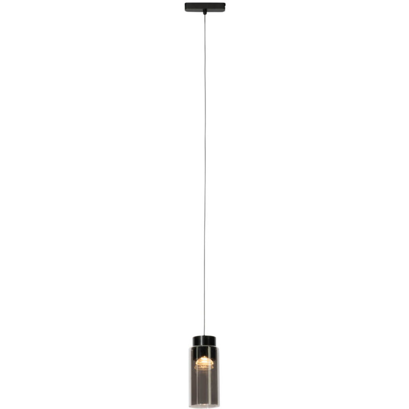 foto del prodotto qazqa magnetic vance moderno alluminio,vetro nero oblungo tondo non sostituibile led max. 1 x 7.8 watt