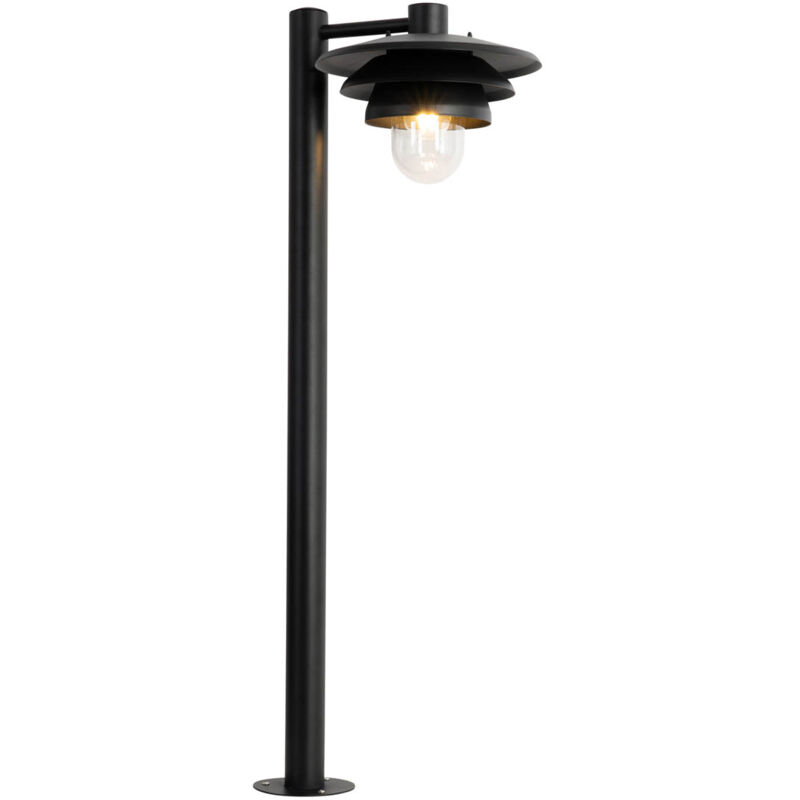 immagine 0 del prodotto qazqa palo da giardino morty design acciaio,plastico nero oblungo max. 1 x watt