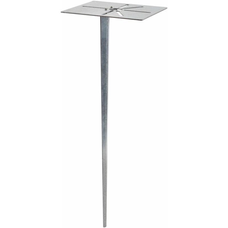 foto del prodotto qazqa palo universale da terra grondpin moderno acciaio acciaio max. x watt