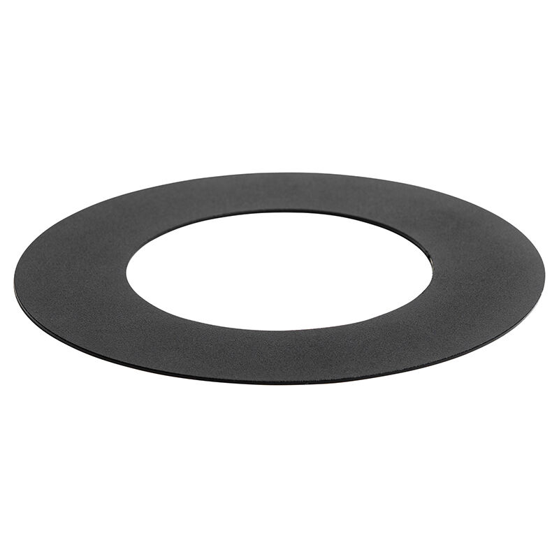 foto del prodotto qazqa rondella spacer moderno acciaio inossidabile nero tondo max. x watt