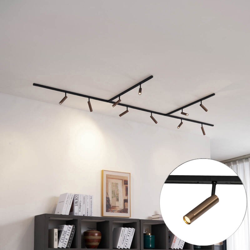 foto del prodotto qazqa slimline uzzy moderno alluminio,metallo max. 10 x watt