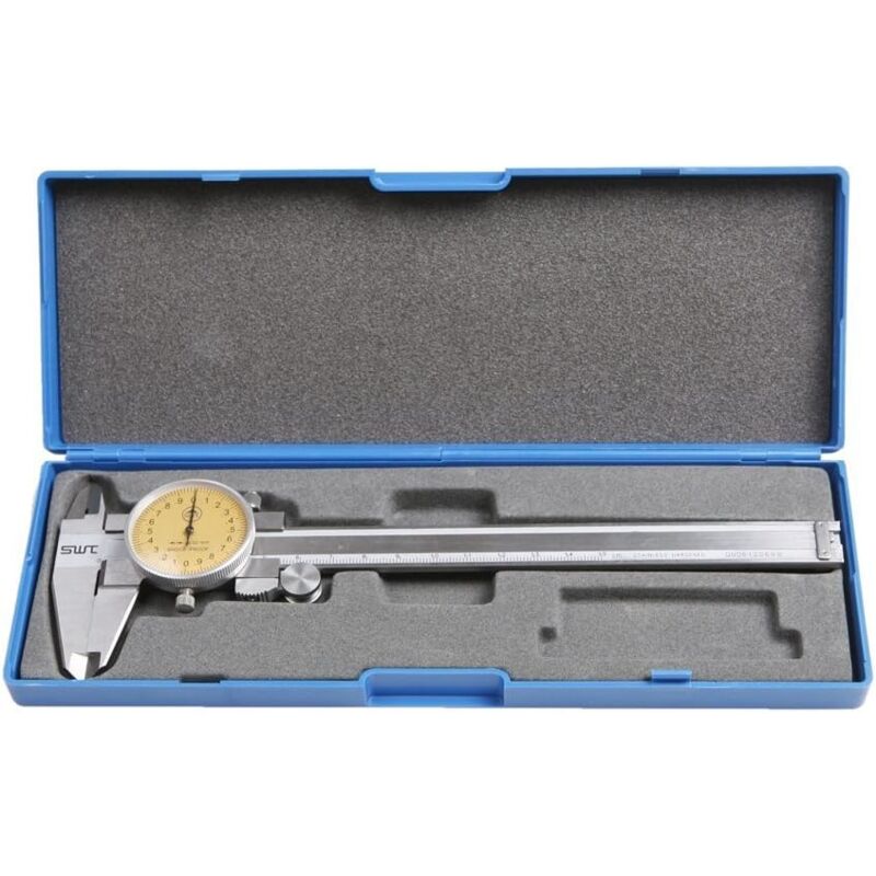 foto del prodotto qersta calibro a corsoio antiurto in acciaio inox da 6 pollici, precisione 0,001 