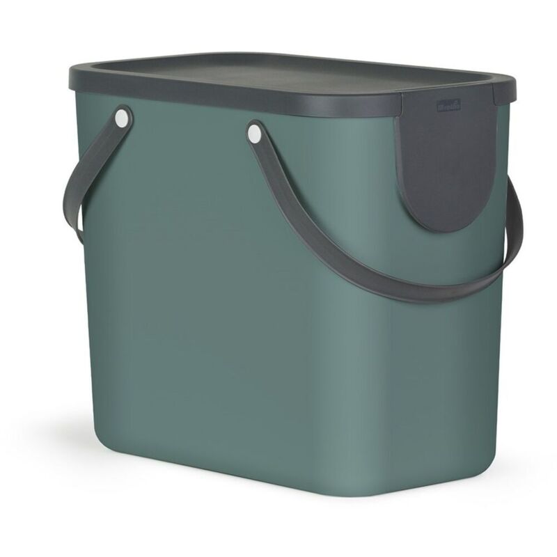 foto del prodotto qfplus secchio contenitore rotho verde plastica