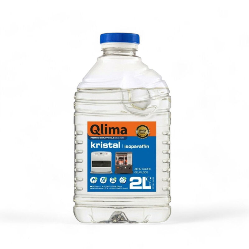 foto del prodotto qlima combustibile liquido isoparaffina per stufe a combistibile kristal lt 2