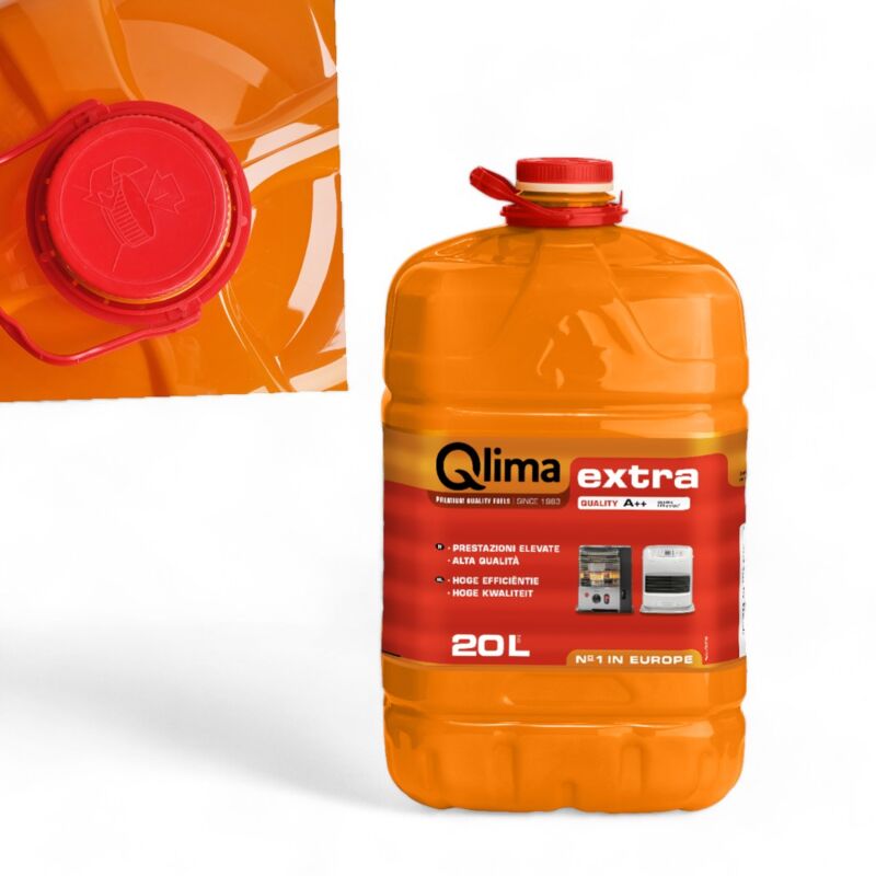 foto del prodotto qlima combustibile liquido paraffina per stufe portatili extra lt 20