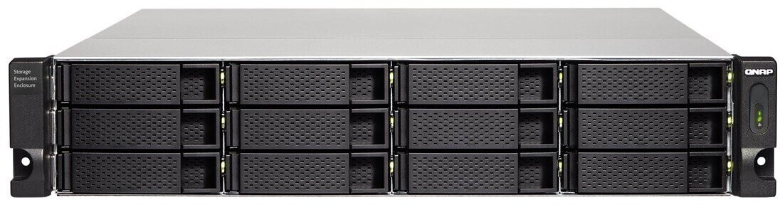 foto del prodotto qnap tl r1200c rp contenitore di unit di archiviazione box esterno hdd ssd nero, grigio 2.5 3.5