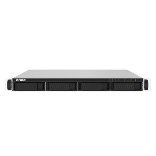 foto del prodotto qnap ts 432pxu nas rack 1u annapurna labs alpine al 324 2 gb ddr4 0 tb qnap turbo system nero