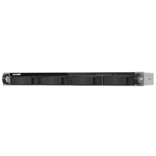 foto del prodotto qnap ts 433eu nas rack 1u cortex a cortex a55 4 gb 0 tb qnap turbo system nero