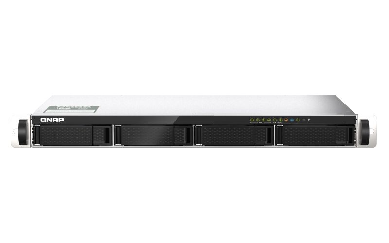 foto del prodotto qnap ts 435xeu nas rack 1u marvell cn9131 4 gb ddr4 0 tb qnap qts nero, grigio