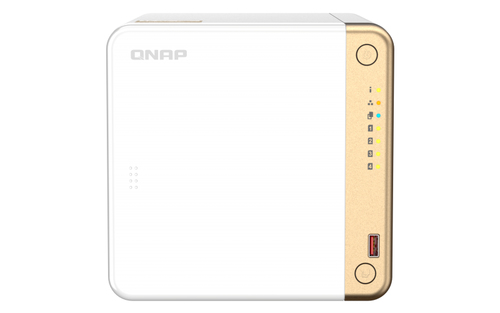 foto del prodotto qnap ts 462 4g server nas e di archiviazione tower intel celeron n4505 4 gb ddr4 0 tb qnap qts bianco