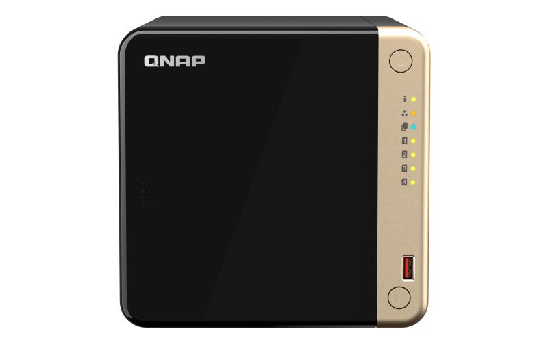 foto del prodotto qnap ts 464 nas tower intel celeron n5095 8 gb ddr4 0 tb qnap qts nero