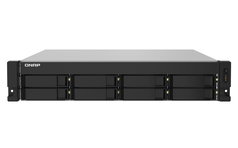 foto del prodotto qnap ts 832pxu nas armadio 2u annapurna labs al324 4 gb ddr4 0 tb qnap turbo system alluminio, nero