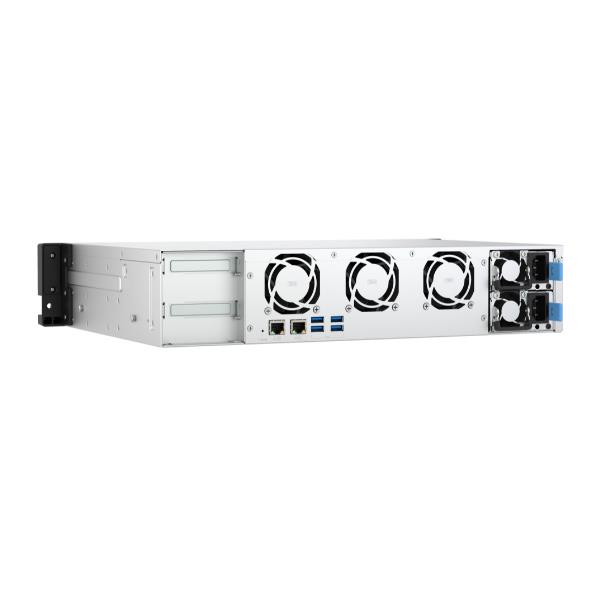 foto del prodotto qnap ts 855eu 8g server nas e di archiviazione armadio 2u intel atom c5125 8 gb ddr4 0 tb quts hero nero