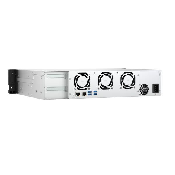 foto del prodotto qnap ts 855eu rp nas armadio 2u intel atom c5125 8 gb ddr4 0 tb quts hero nero
