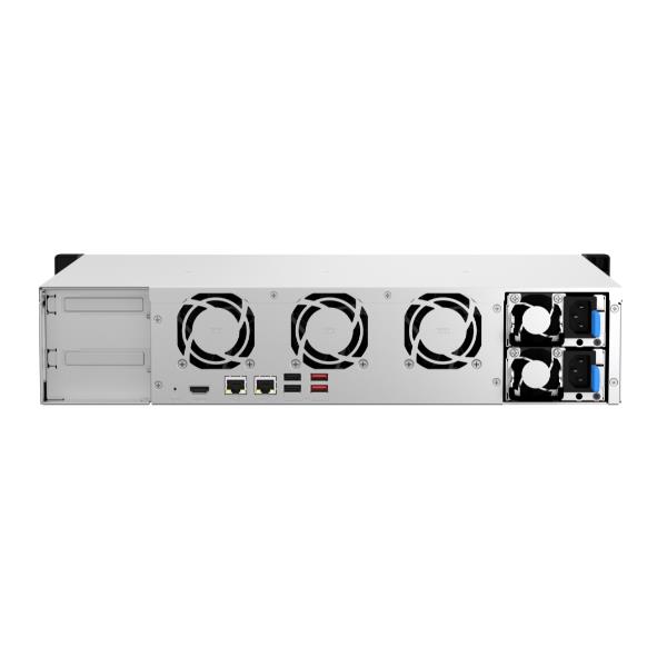 foto del prodotto qnap ts 864eu rp 8g server nas e di archiviazione armadio 2u intel celeron n5095 8 gb ddr4 0 tb qnap turbo system nero