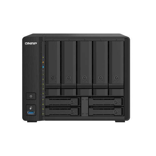 foto del prodotto qnap ts 932px nas tower annapurna labs alpine al 324 4 gb ddr4 0 tb qnap turbo system nero