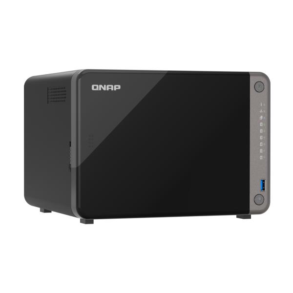 foto del prodotto qnap ts ai642 8g server nas e di archiviazione tower arm cortex a76 8 gb nero