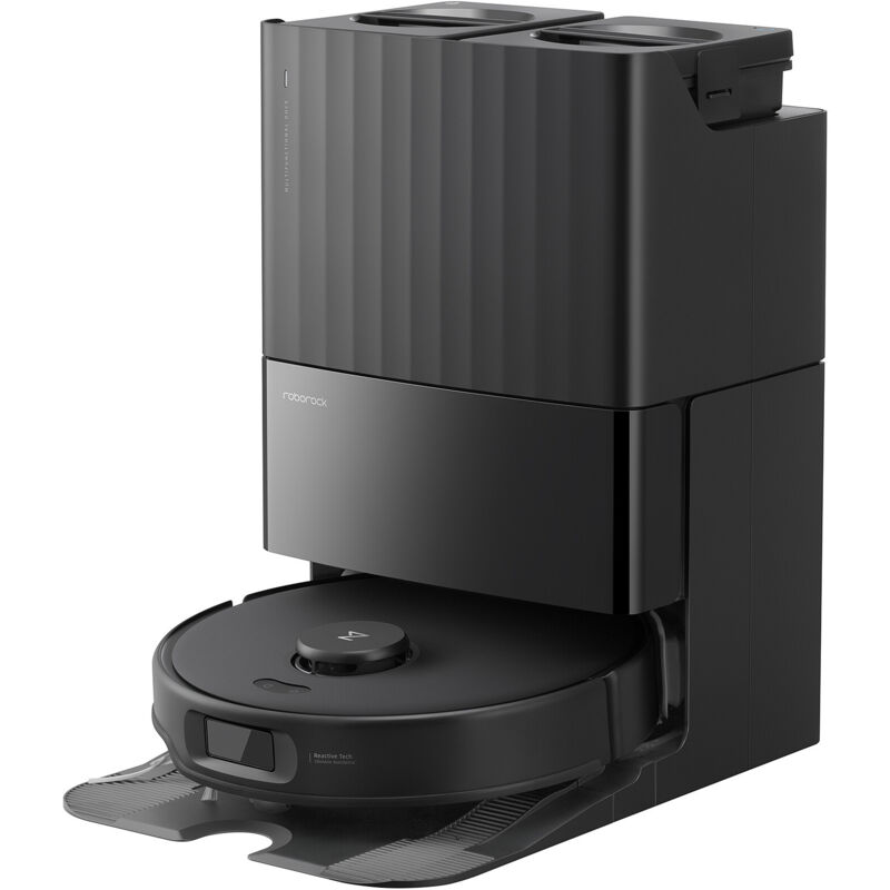 foto del prodotto qrevo edge aspirapolvere robot lavapavimenti 5in1 nero 18500pa 4l roborock