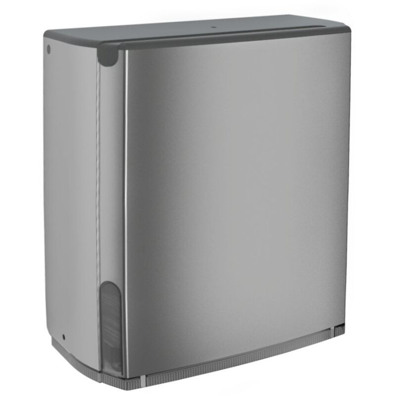 foto del prodotto qts italy mi to dispenser di carta igienica jumbo in alluminio sabbiato