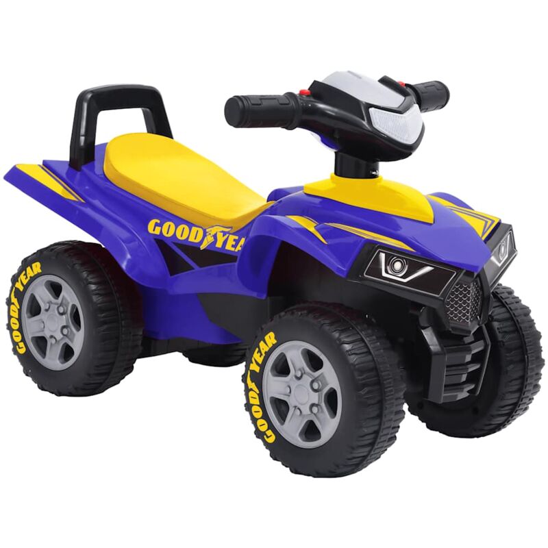 foto del prodotto quad cavalcabile per bambini buon anno blu vidaxl