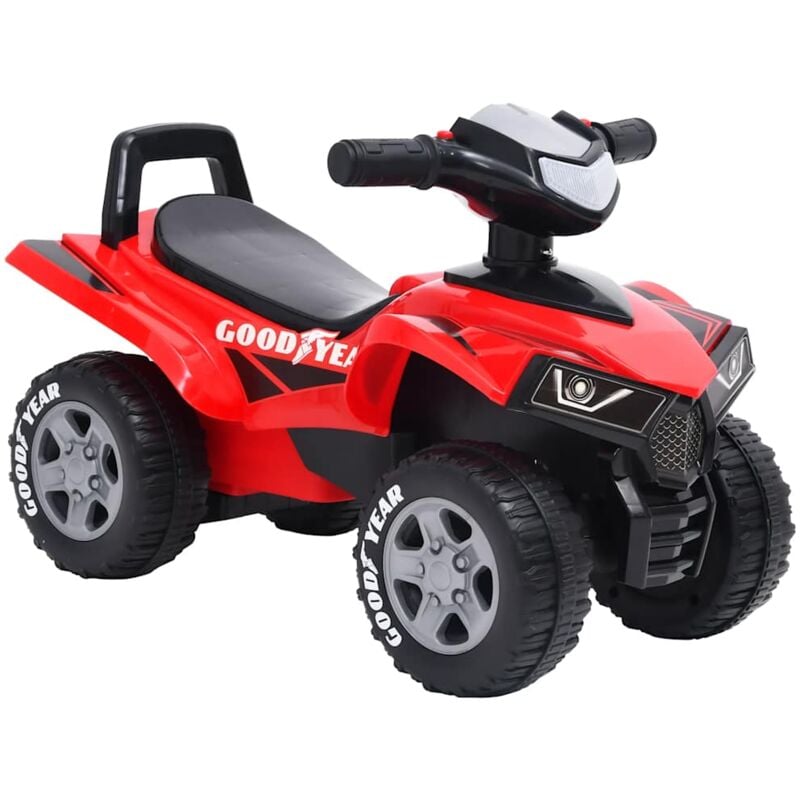 foto del prodotto quad cavalcabile per bambini buon anno rosso vidaxl