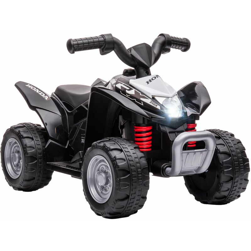 foto del prodotto quad elettrico per bambini 6v honda trx 250x nero