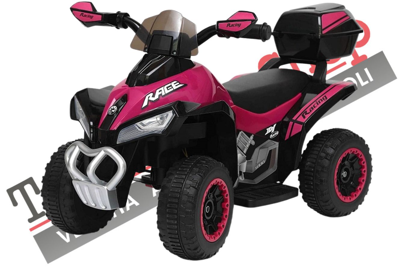 foto del prodotto quad elettrico per bambini tecnobike shop atv mini quad deluxe 6v viola