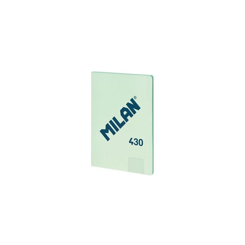 foto del prodotto quaderno a4 quadrettato 5x5mm collezione 430 since 1918 colore verde incollato mil n