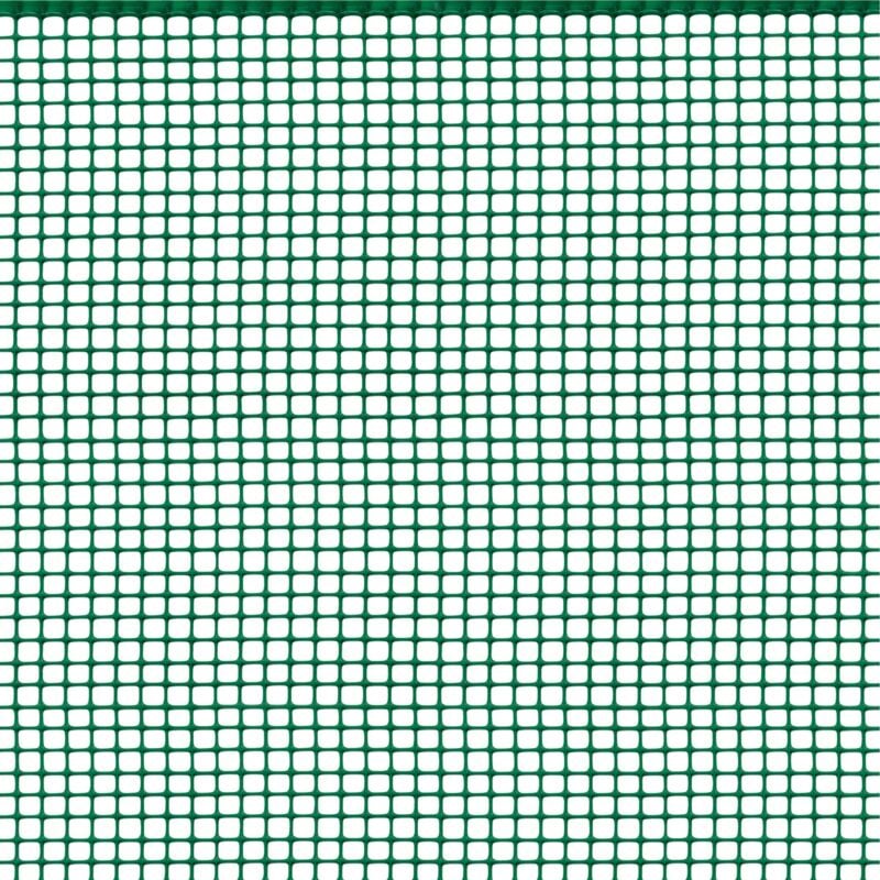 foto del prodotto quadra 05 verde 1,00 x 30 m, rete protettiva in plastica per balconi, cancelli e recinzioni tenax