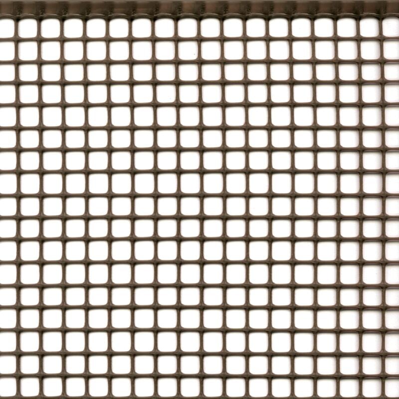 foto del prodotto quadra 10 marrone 0,50 x 3 m, rete protettiva in plastica per balconi, terrazze, cancelli e recinzioni tenax
