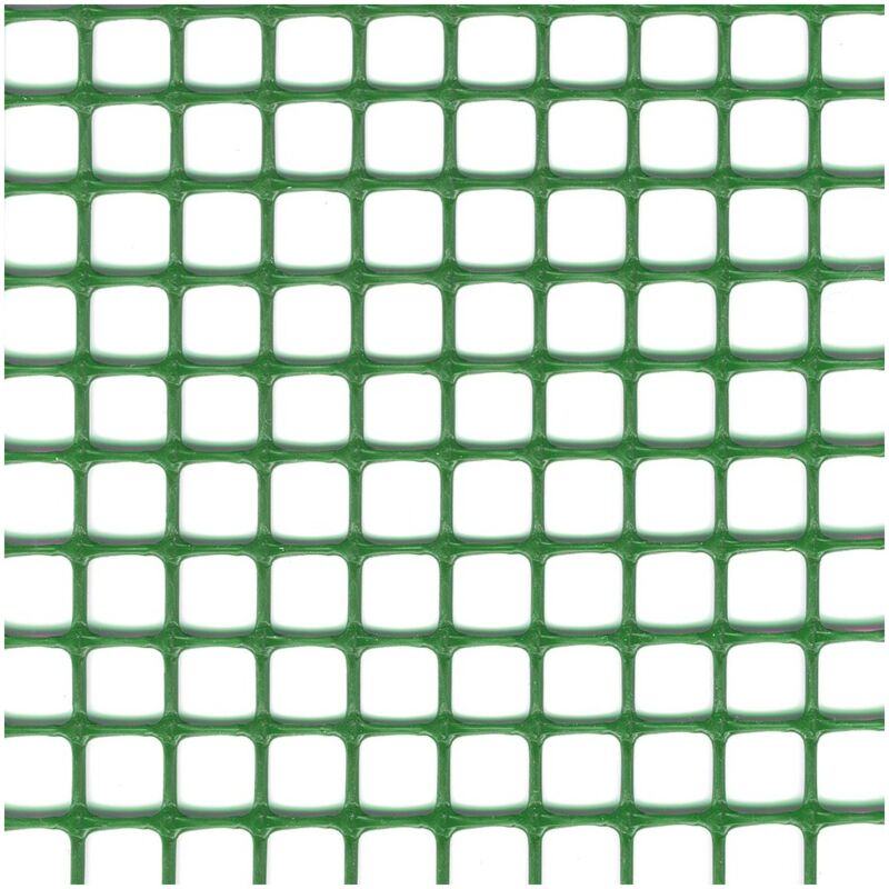 immagine 0 del prodotto quadra 10 verde 0,50 x 50 m, rete protettiva in plastica per balconi, terrazze, cancelli e recinzioni tenax