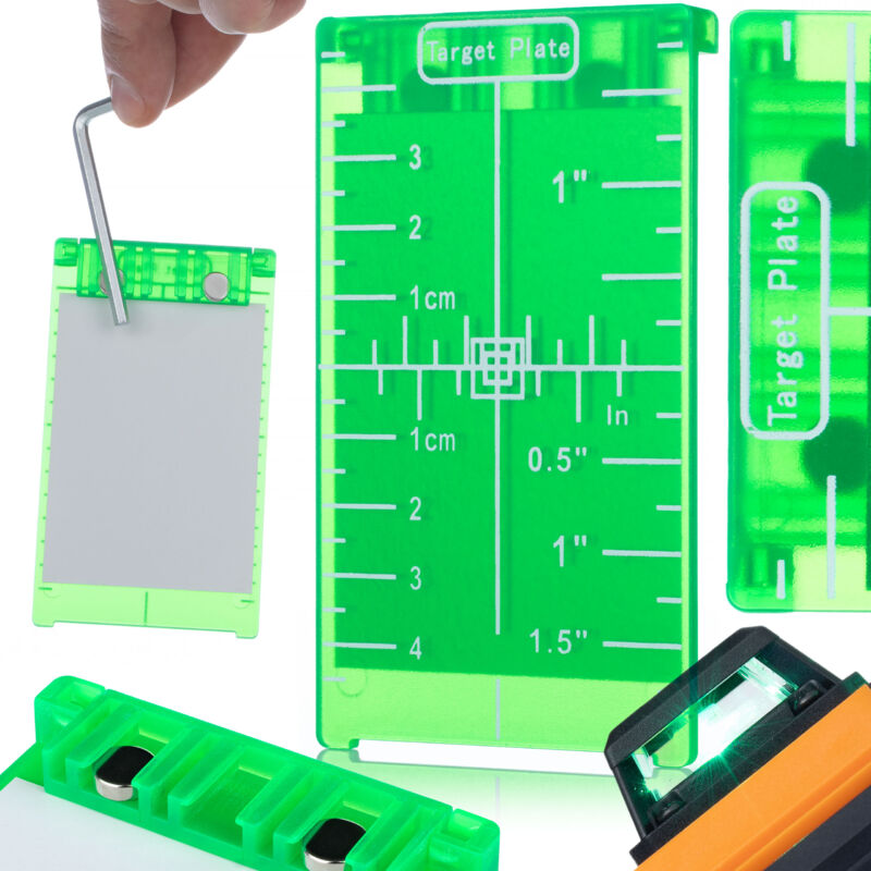 foto del prodotto quadrante verde per la lettura della misurazione del livello laser