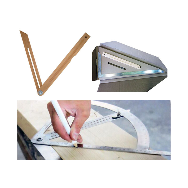 foto del prodotto quadrato doppio alfa 800x320 + falso quadrato in legno + quadrato falegname emile peyron kitalpha