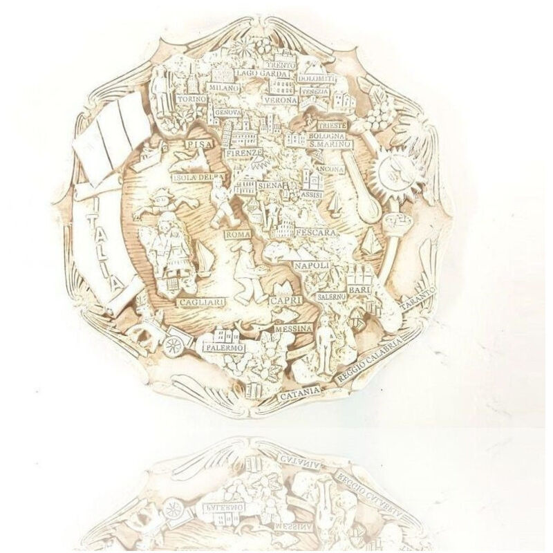 foto del prodotto quadretto decorativo con base souvenir italia 3d monumenti citt 18cm trade shop traesio