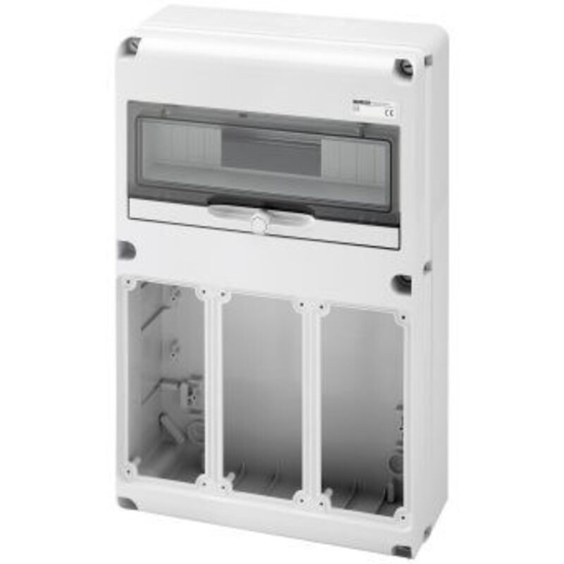 foto del prodotto quadri elettrici q din 14m.3 flange pr.bl.vr.sbf ip65 gewiss cod. gw68010n 