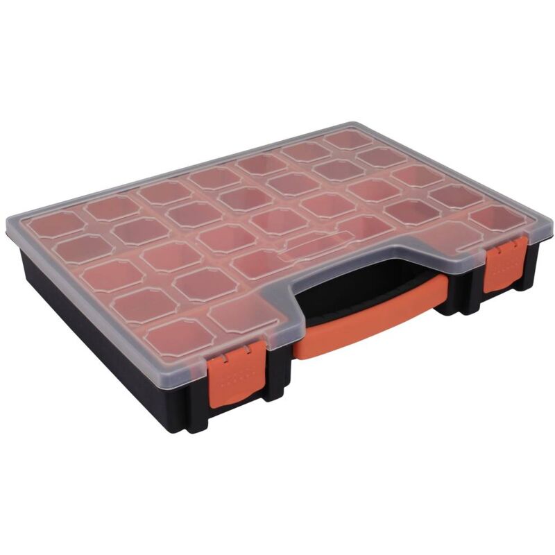 foto del prodotto quadrios 23sa092 scatola minuteria l x l x a 37 x 27.2 x 6 cm scomparti 15 suddivisione fissa contenuto 1 pz.