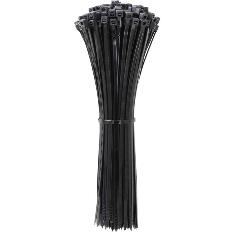 foto del prodotto quadrios 24ca371 24ca371 fascetta per cavi 500 mm 5.1 mm nero stabilizzato ai raggi uv 100 pz.