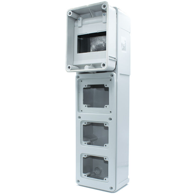 foto del prodotto quadro da cantiere palazzoli con 3 prese e 5 moduli din 579823