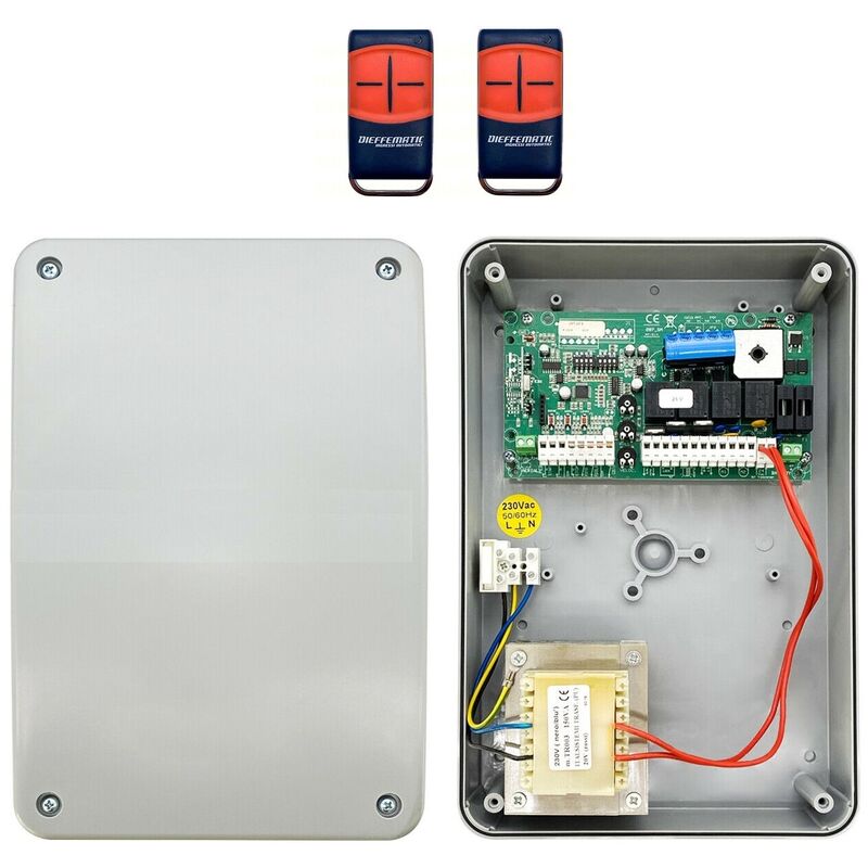 foto del prodotto quadro di comando elb 24 cancello battente 2 motori 24v bassa tensione 2 equo