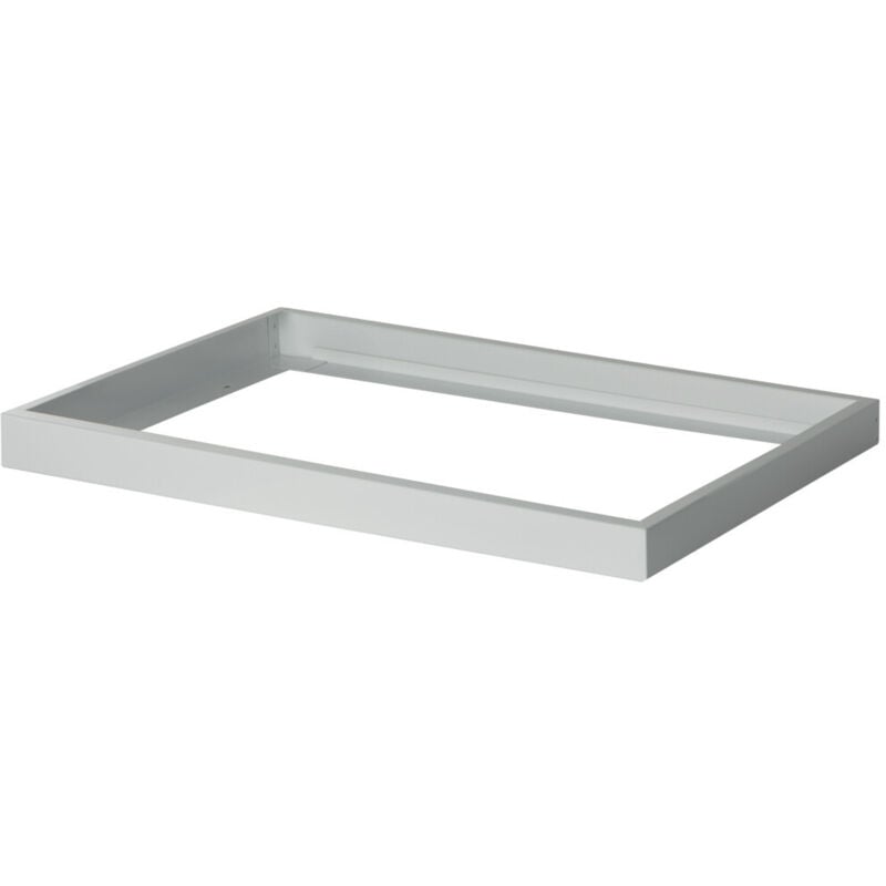 foto del prodotto quadro di fissaggio protratto acciaio argento 300x600 mm kit 2 pcs per pannelli led