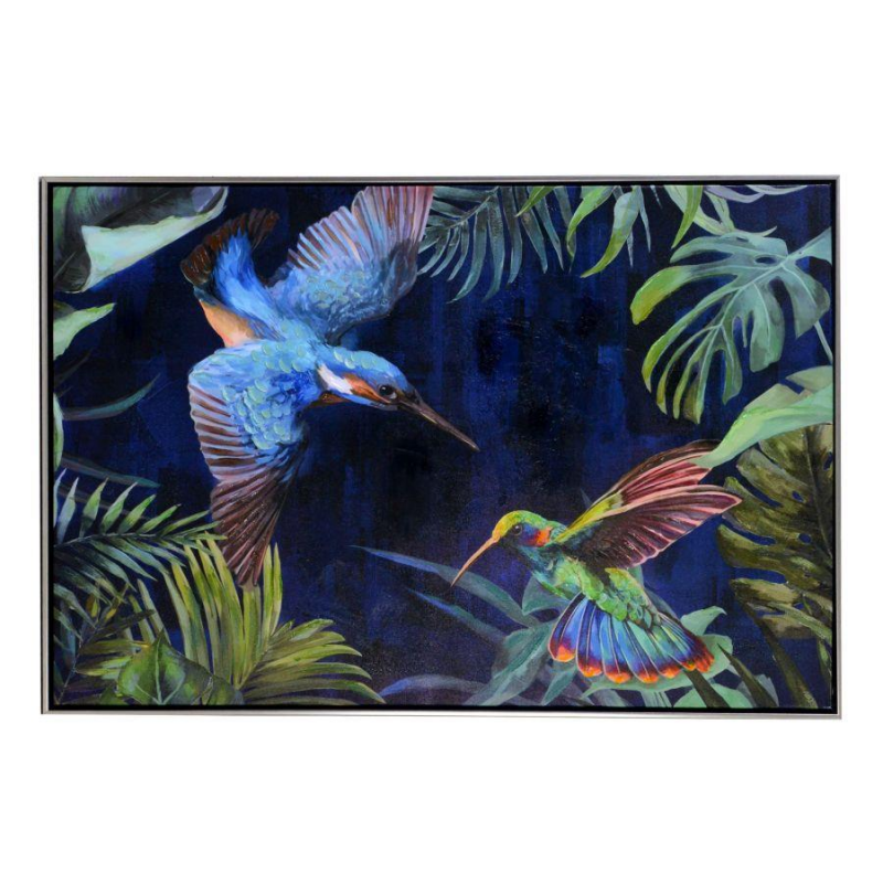 foto del prodotto quadro dipinto colibri 39 cm 92x62x4,5
