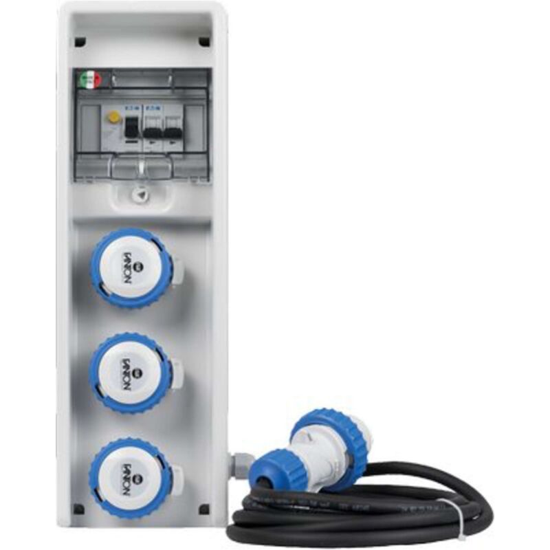 foto del prodotto quadro distribuzione blu key box 1 fme prese cee blu x3 mm 150x450 h.mm 137 1 pezzo