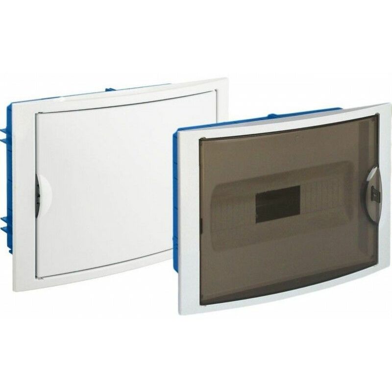 foto del prodotto quadro elettrico da incasso pladur 14 elementi piombabili telaio e porta blanco solera 5012hgw