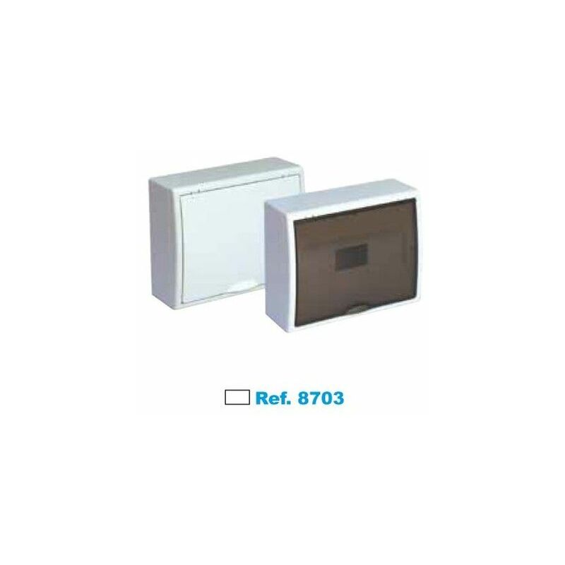 foto del prodotto quadro elettrico di superficie 12 elementi bianco solera arelos 8703