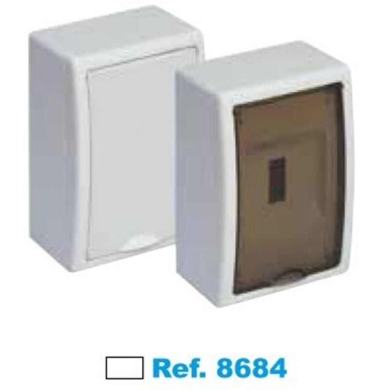 foto del prodotto quadro elettrico di superficie 4 elementi bianco solera arelos 8684