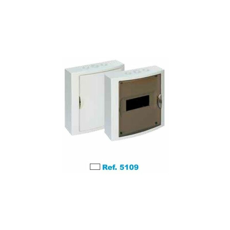foto del prodotto quadro elettrico di superficie 8 elementi bianco solera arelos 5109